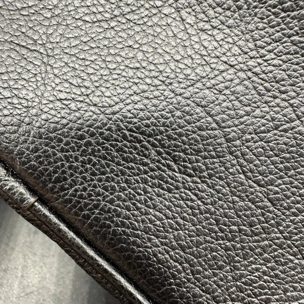 Fossil Crossbody Purse Maisie Black Leather Camera Bag Adjustable Shoulder Strap - Picture 12 of 15